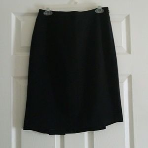 Ann Taylor pencil skirt black 6